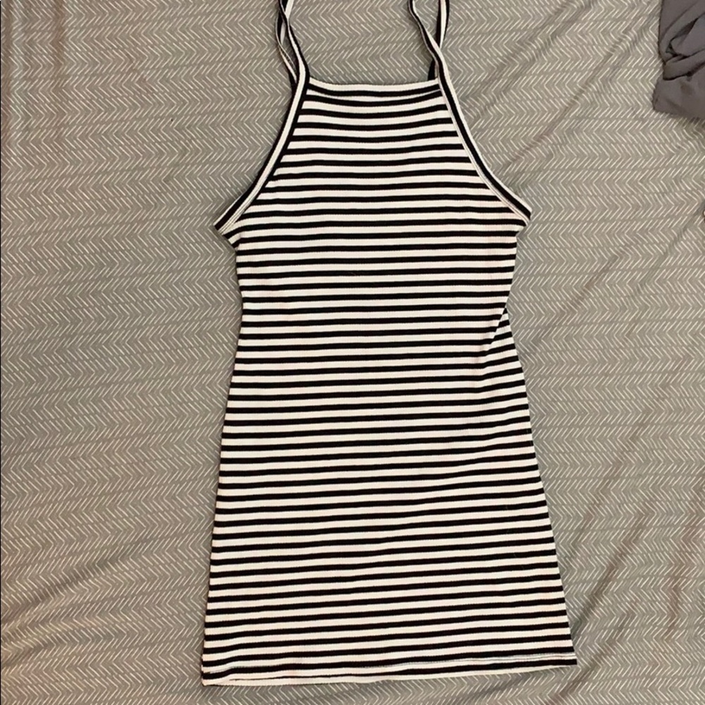 Ribbed mini dress